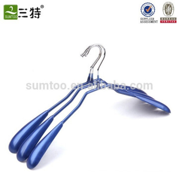 wide shoulder pvc coat clothes drying wire hanger